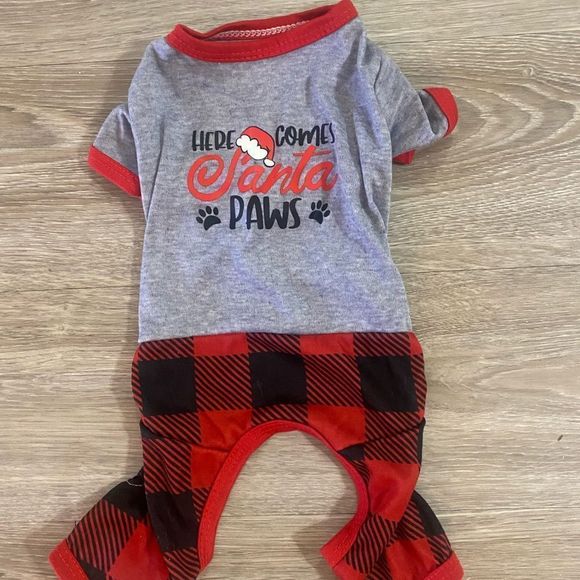 NWOT Doggie Holiday Onesie - Picture 3 of 5